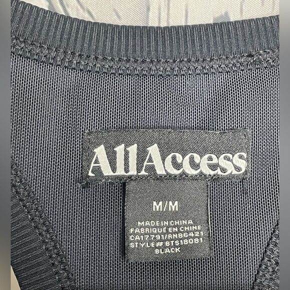All Access T-Back Tank Top w/Shelf Bra M - Picture 4 of 7